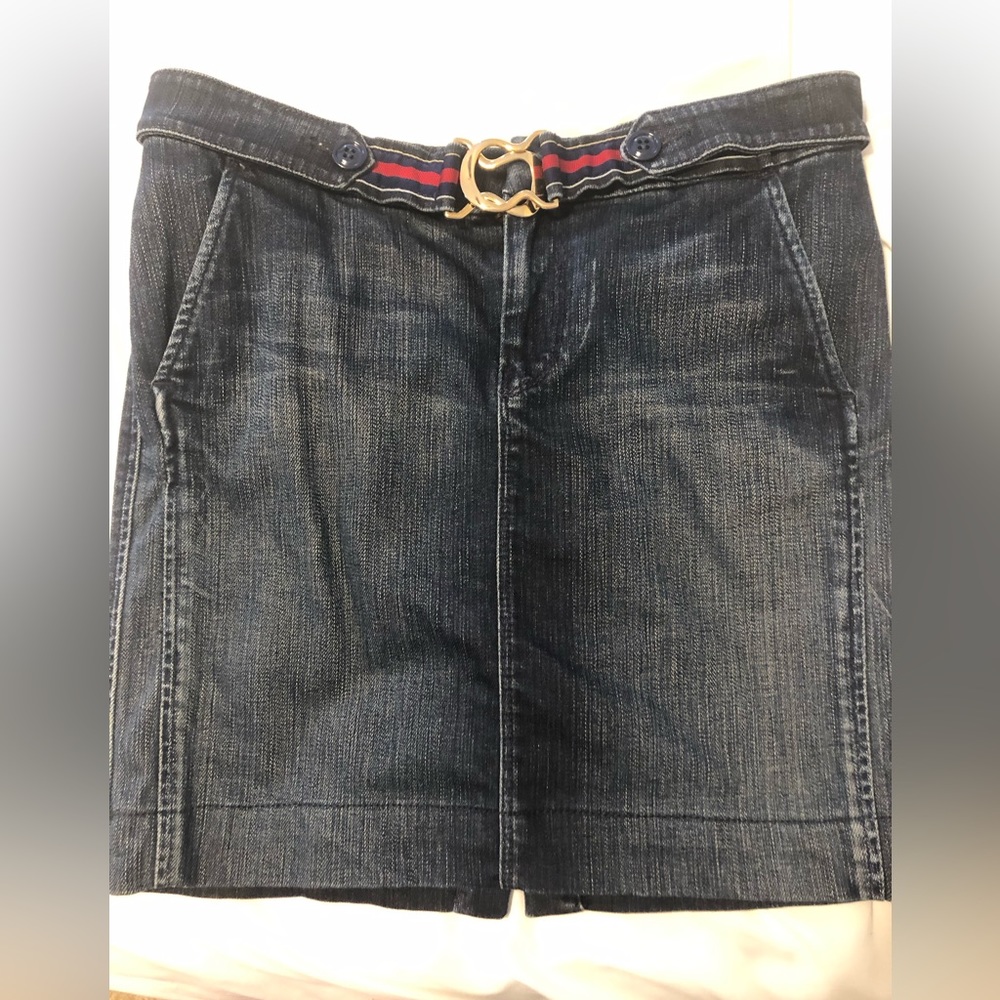 7 for all man kind denim skirt size 28